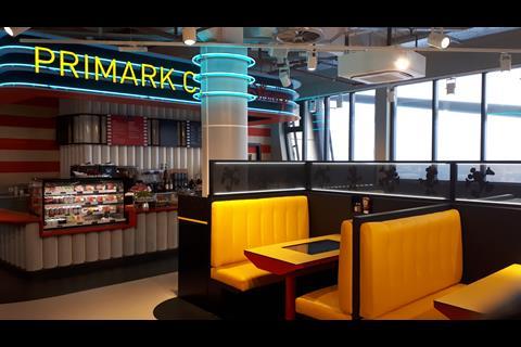 Cafe in Primark Birmingham